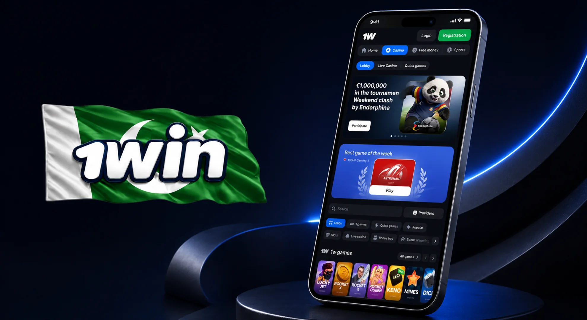 1win app account registration